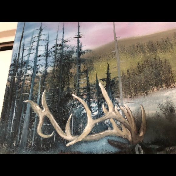 🖼Vintage 1985 Original Oil/Acrylic Canvas -Signed-Archive Reference- landscape - Picture 15 of 16